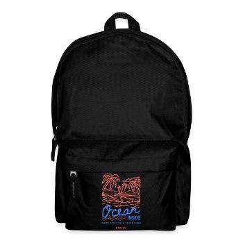 Ocean Inside Palm Island - Backpack - black - Front