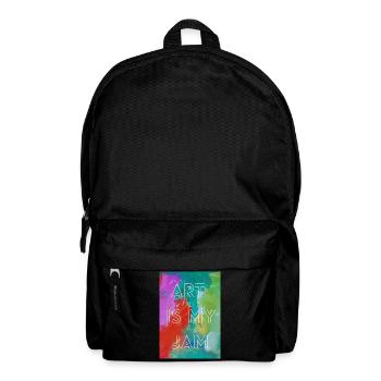 Art is my jam - Rucksack - Schwarz - Vorne