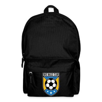 Big Balls Club Football Badge - Backpack - black - Front