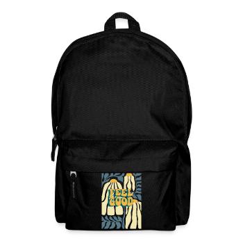 Feel Good Herbstpumpkin Muster - Rucksack - Schwarz - Vorne