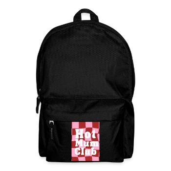Hot Mum Club Pink Plaid - Backpack - black - Front