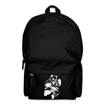 panda_kung_fu- - Rucksack - Schwarz - Vorne