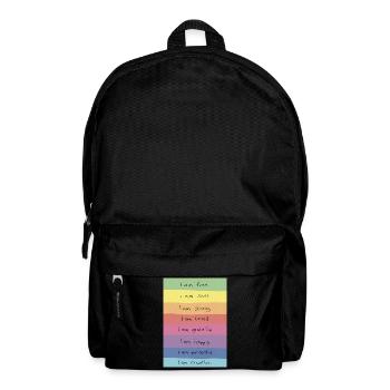 T-shirt Rainbow Affirmations - Sac à dos - noir - Devant