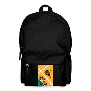 Eat_Sleep_Padel_Repeat - Backpack - black - Front