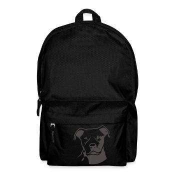 pitbull_head_front - Backpack - black - Front