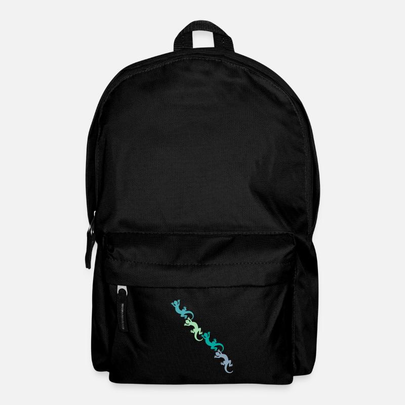 Eidechsen - Rucksack - Schwarz