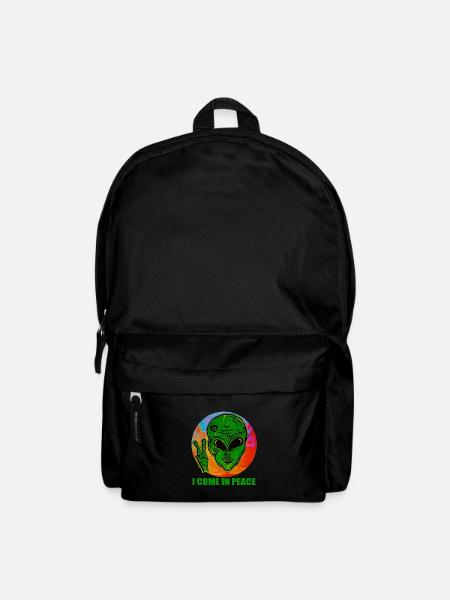 ALIEN I COME IN PEACE - Rucksack - Schwarz