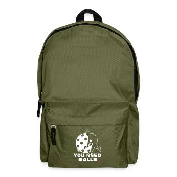 Floorballer Floorball Player Unihoc - Backpack - olive green - Front