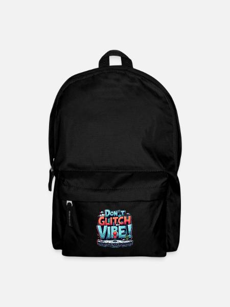 Don't Glitch my Vibe - Retro Gaming Graffiti - Rucksack - Schwarz