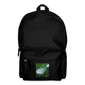 Butterfly resting on a thistle - Backpack - black - Front