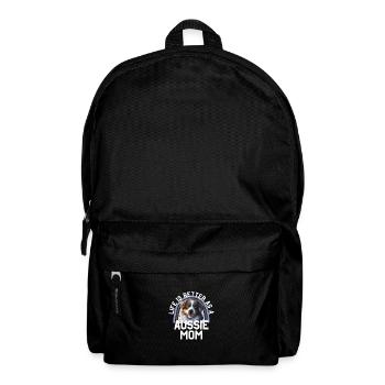 Australian Shepherd - Backpack - black - Front