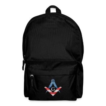 Masonic Freemasonry Fraternal - Rucksack - Schwarz - Vorne