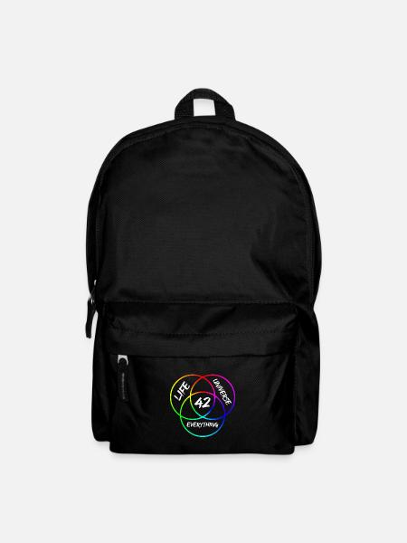 Antwort 42 - Rucksack - Schwarz