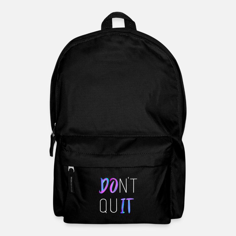 Don't Quit - Rucksack - Schwarz
