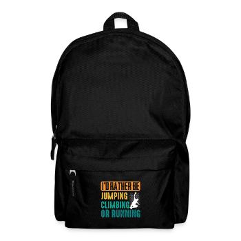 Parkour Freerunning Traceur - Rucksack - Schwarz - Vorne