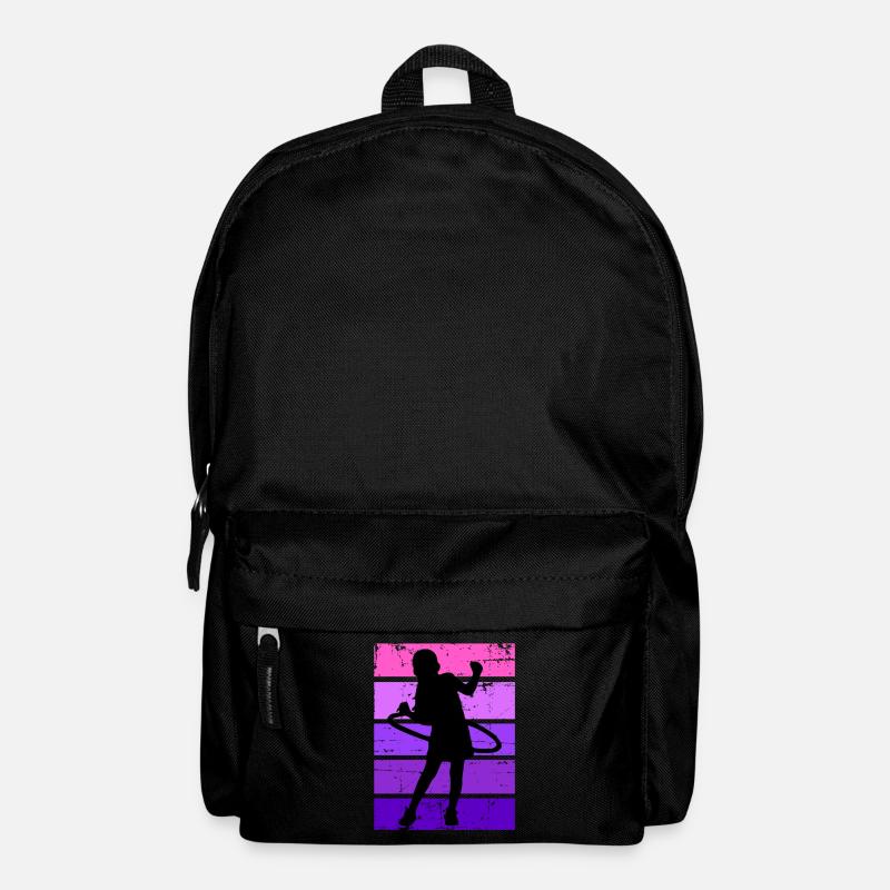 Hula Mädchen Pink - Rucksack - Schwarz