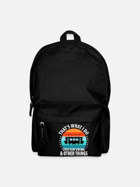 Tram Driver Tram Light Rail Tram - Backpack - black