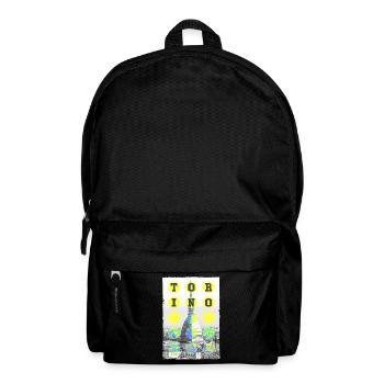 Turin Torino Italy City Skyline Holiday Love - Backpack - black - Front