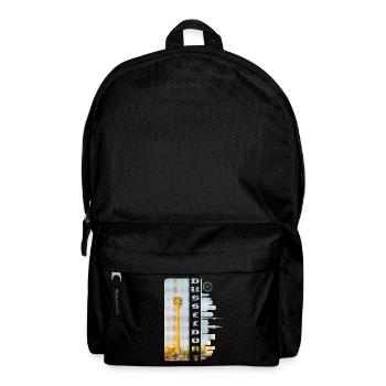 Dusseldorf Germany City Skyline Home Love - Backpack - black - Front