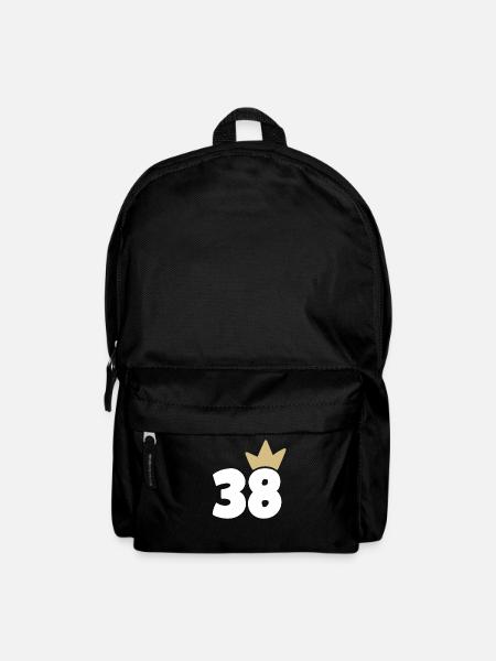38 Krone Nummer 38 - Rucksack - Schwarz