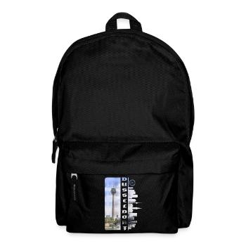 Dusseldorf Germany City Skyline Home Love - Backpack - black - Front