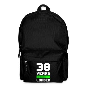 38 Years Loaded 38. Geburtstag - Rucksack - Schwarz - Vorne