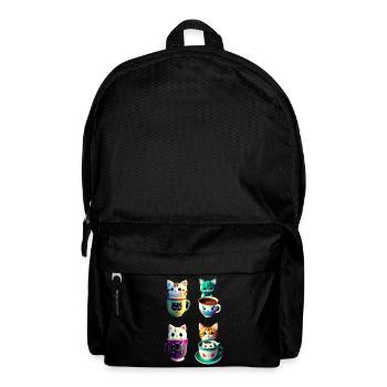 Mon meilleur ami est kawaii kitty cat coffee - Sac à dos - noir - Devant