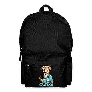 Trust Me I Am A Dogtor Funny Doctor - Backpack - black - Front