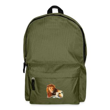 Lion & Lamb - Backpack - olive green - Front
