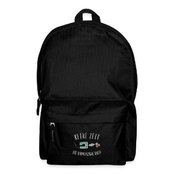 Näherin Schneiderin Nähmaschine Geschenk Nähen - Rucksack - Schwarz - Vorne