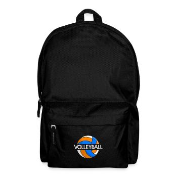 Volleyball Volleyball Volleyball Geschenk Team Volleyball - Rucksack - Schwarz - Vorne