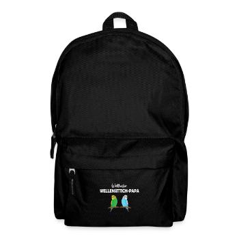 Weltbester Wellensittich-Papa - Rucksack - Schwarz - Vorne