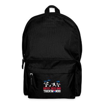 TKD Korean Martial Arts Tae Kwon - Rucksack - Schwarz - Vorne