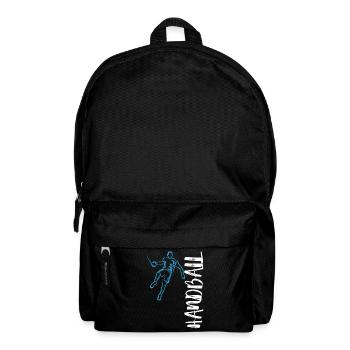 Handball Sports Trainer Hobby Saying Gift - Backpack - black - Front