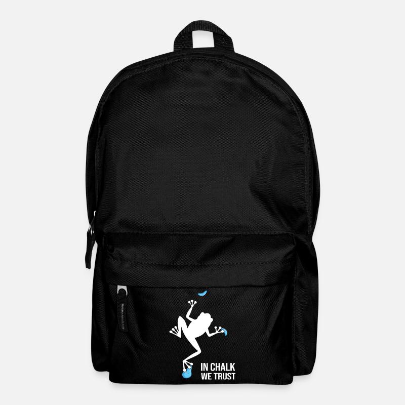 bouldern boulderfelsen boulder IN CHALK WE TRUST - Rucksack - Schwarz
