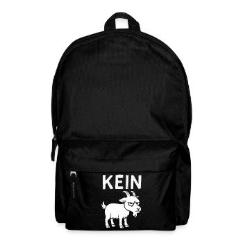 Lustiger Spruch Witzig Kein Bock Geschenkidee - Rucksack - Schwarz - Vorne