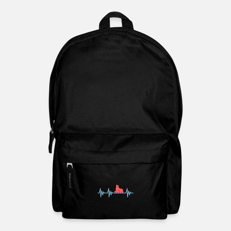 Inline-Skates Herzschlag Heartbeat Inliner - Rucksack - Schwarz