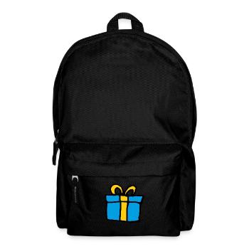 Geschenk Geschenkidee - Rucksack - Schwarz - Vorne