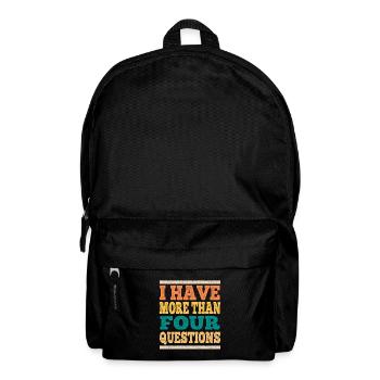 I have more than four vintage questions - Backpack - black - Front