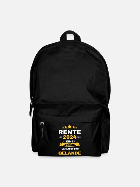 Rente 2024 Ruhestand Legende Geschenk - Rucksack - Schwarz
