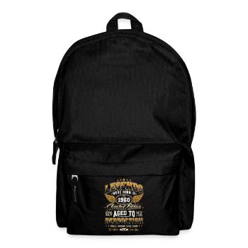 1960 ' s Vintage Born Legends Cadeau d’anniversaire - Sac à dos - noir - Devant