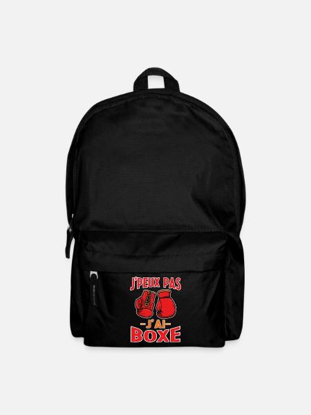 Je Peux Pas J'ai Boxe Sport Boxeur Cadeau - Sac à dos - noir