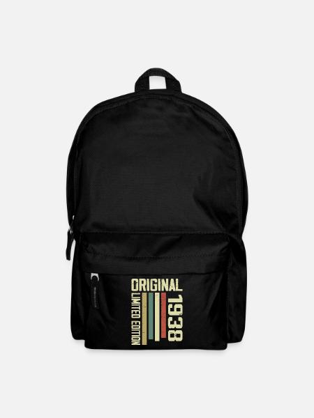 Retro 1938 Geschenk 86. Geburtstag Jahrgang 1938 - Rucksack - Schwarz