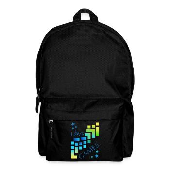 I love games - Backpack - black - Front