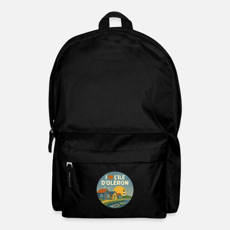 Ich liebe die Ile d'Oléron - Rucksack - Schwarz