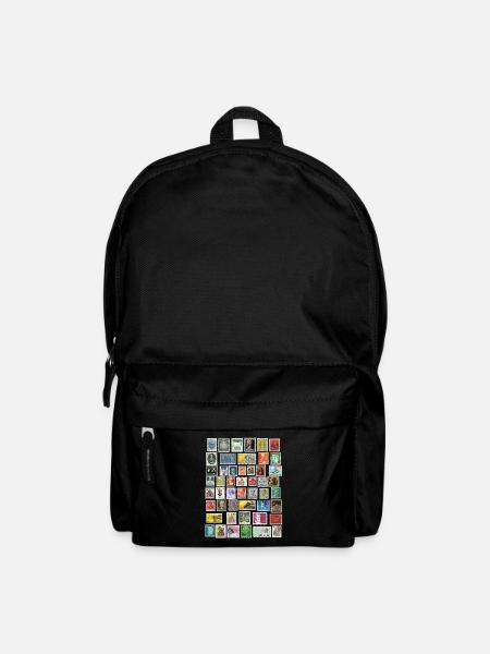 Design of postage stamps - Backpack - black