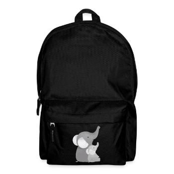 Baby Elephant Drôle De T-shirt Doux Idée Cadeau - Sac à dos - noir - Devant