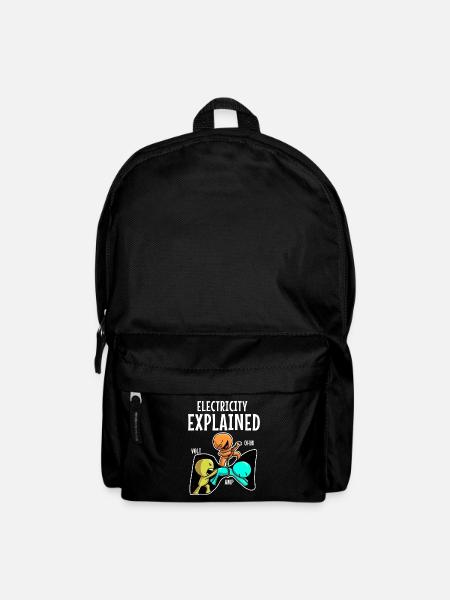 Elektriker Strom Elektrizität Elektrotechnik - Rucksack - Schwarz