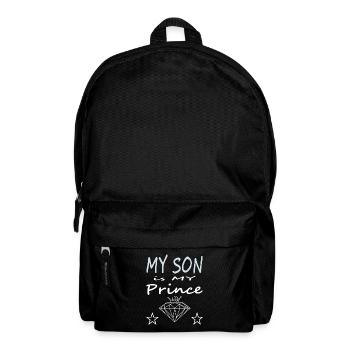 Mein Sohn ist mein Prinz mein Sohn ist wie Diamant - Rucksack - Schwarz - Vorne