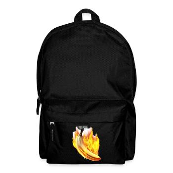 Brennende Banane - Rucksack - Schwarz - Vorne